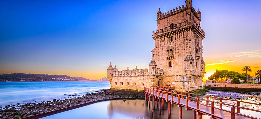 Belém landscape near the finish